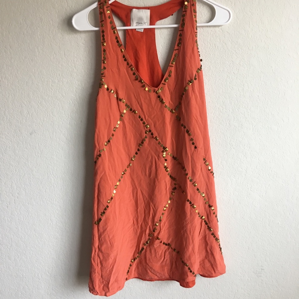 Orange dress